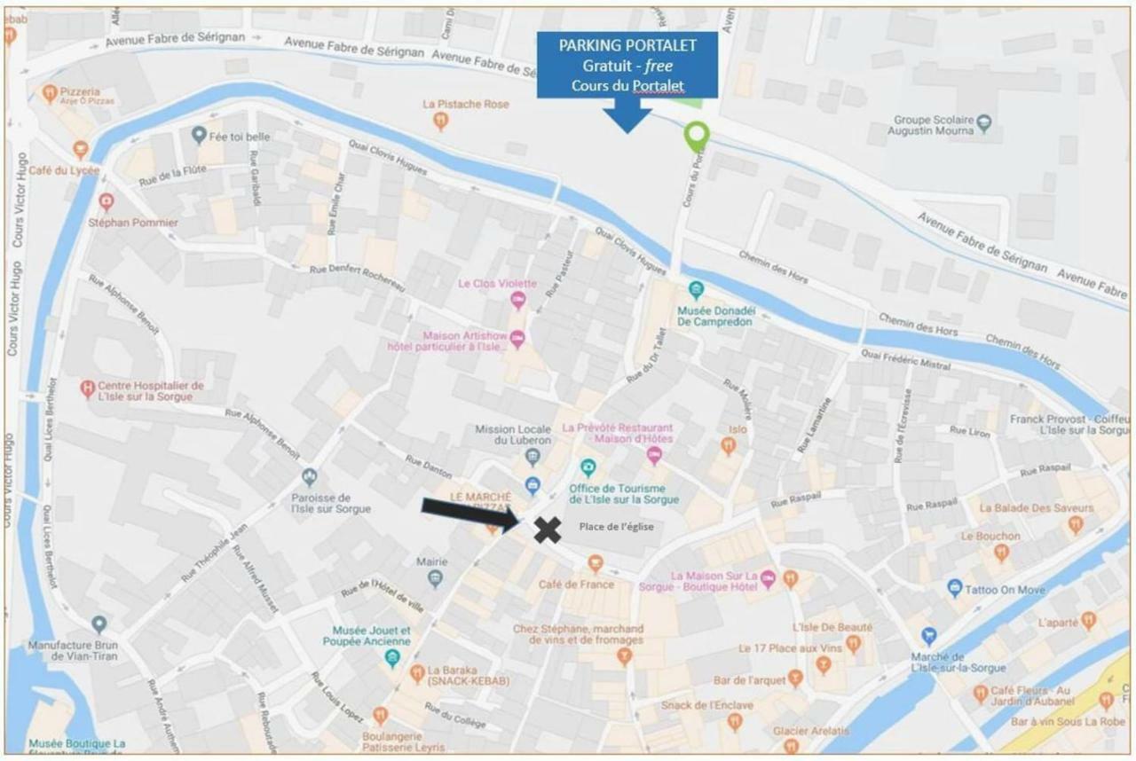 Apartmán La Magnanerie LʼIsle-sur-la-Sorgue Exteriér fotografie